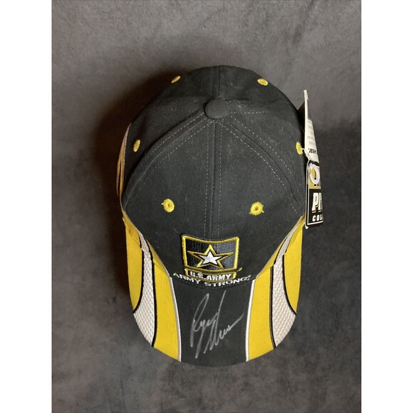 Vintage Y2k Signed Ryan Newman 2009 Official Pit Hat Cap US Army 39 Nascar - Picture 2 of 7